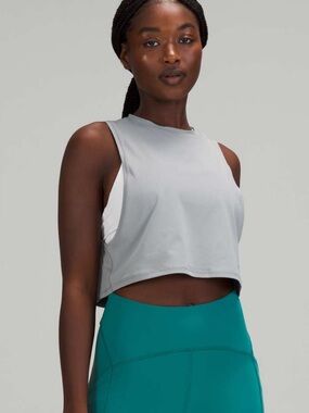 lululemon athletica Light Gray Muscle Tee